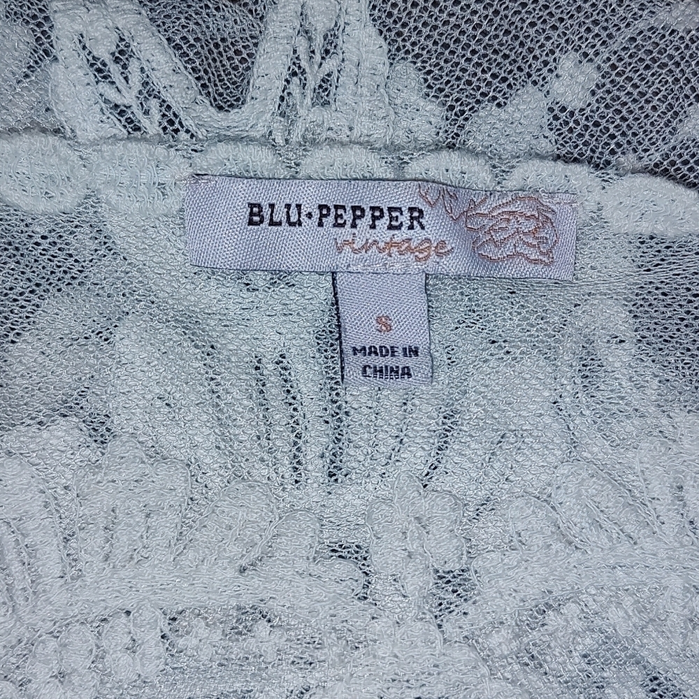 Blu Pepper Lace Embroidered Whimsigoth Cardigan - Picture 3 of 4